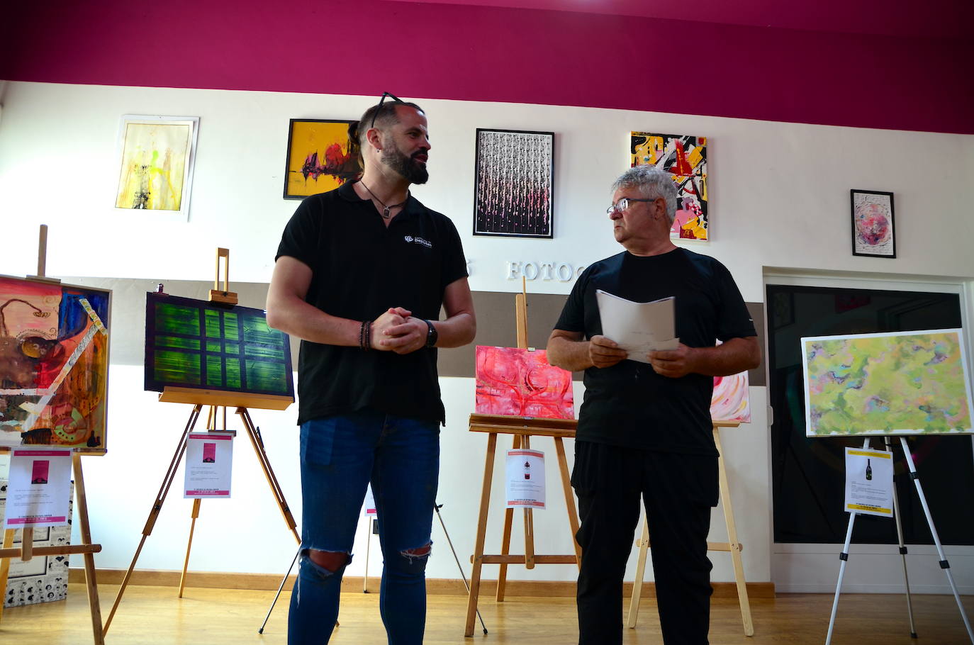 Así ha sido la quinta edición del concurso de pintura rápida abstracta de Huétor Vega