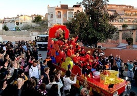 Cabalgata de los Reyes Magos en Huétor Vega.
