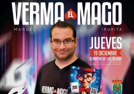 Manuel Irurita presentará en Huétor Vega su libro 'Y se hizo... ¡la magia!'