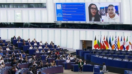 El IES Los Neveros de Huétor Vega interviene en el debate del Parlamento Europeo