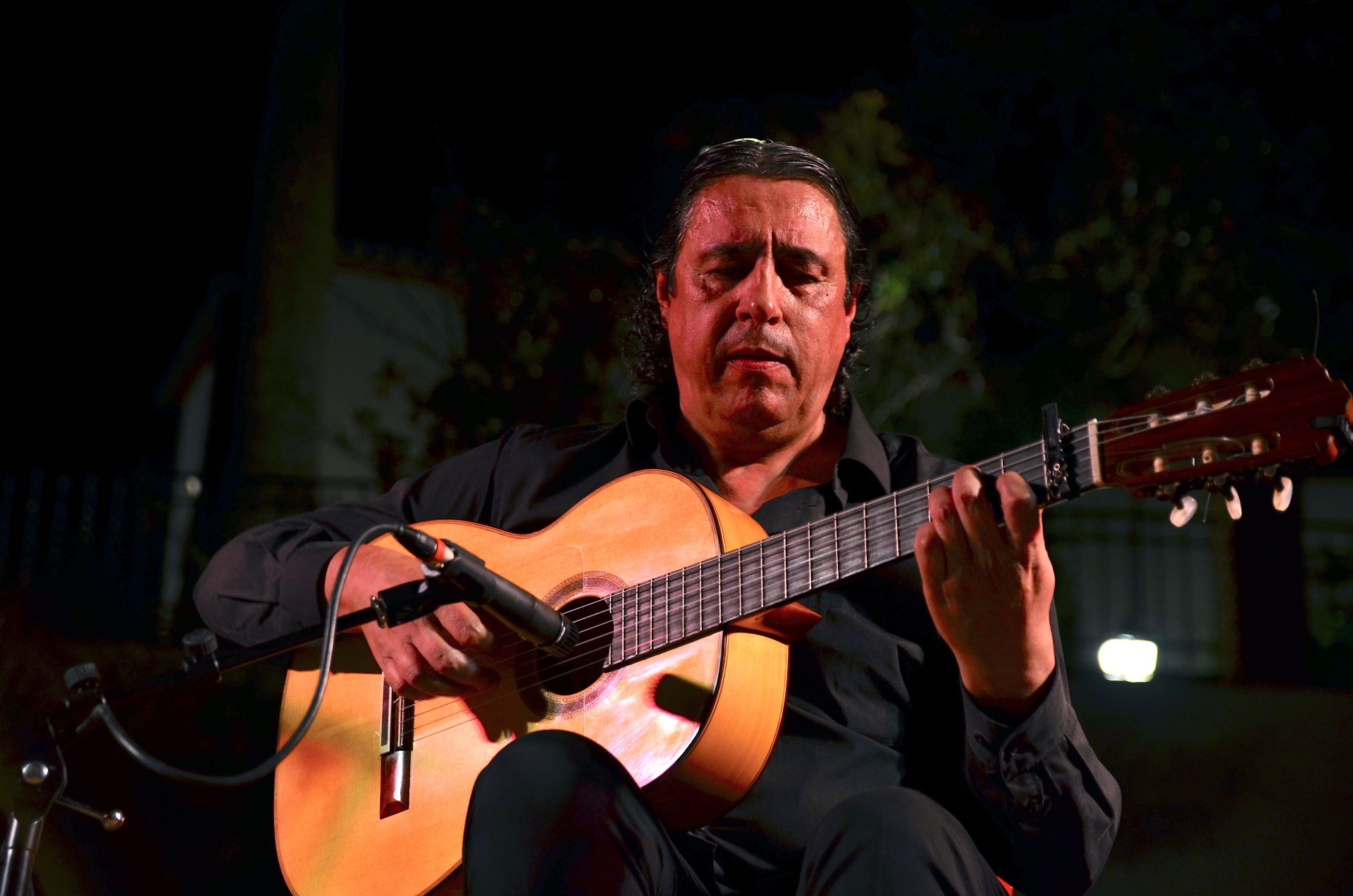 El guitarrista Miguel Ochando, en la última edición del Festival Flamenco de Huétor Vega.