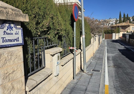 Reestructuración de la calle Diván del Tamarit.