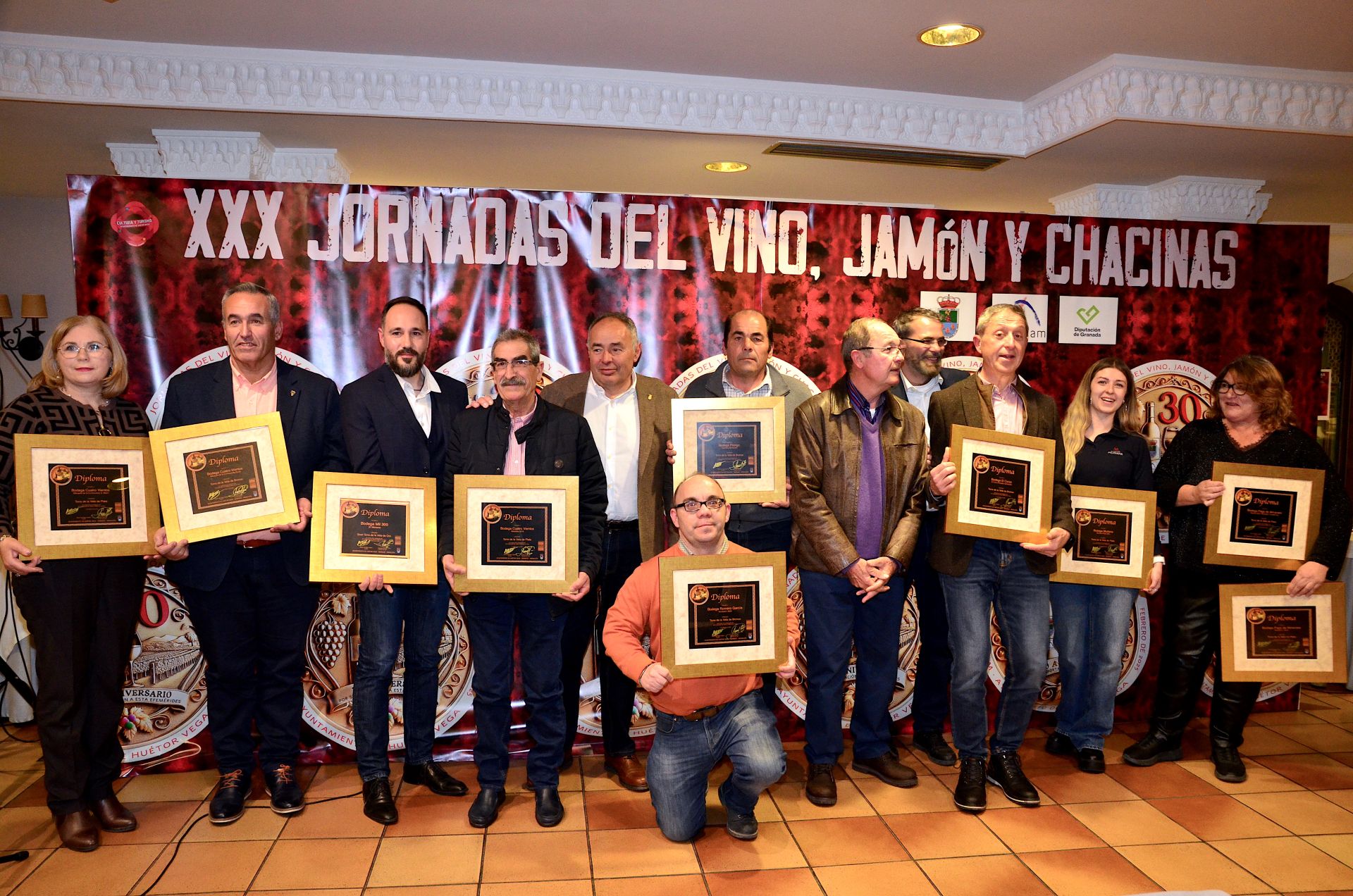 Entrega de premios de los concursos de vinos de Huétor Vega y Granada