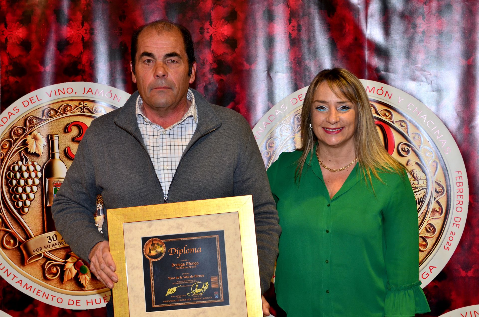 Entrega de premios de los concursos de vinos de Huétor Vega y Granada