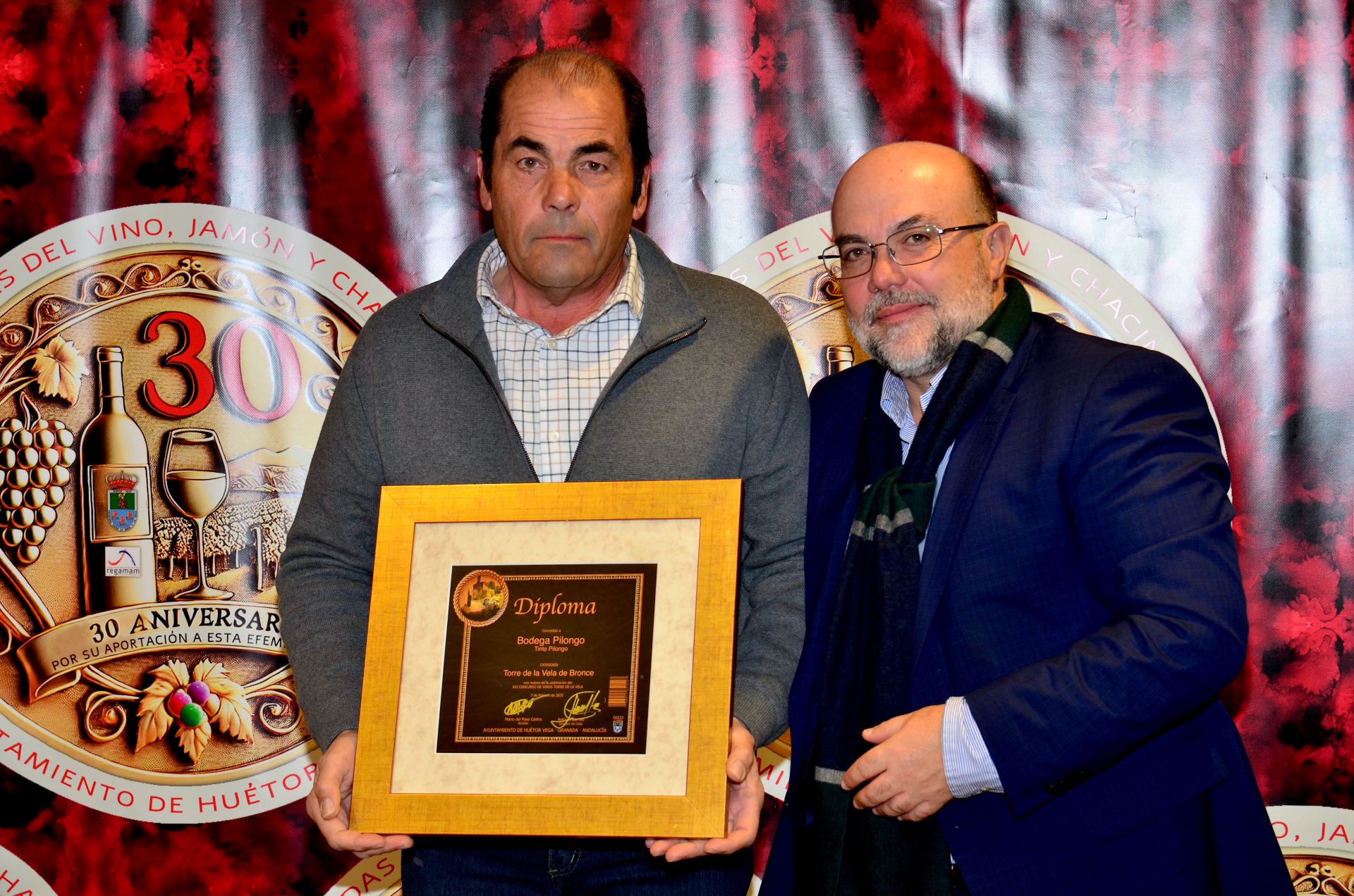 Entrega de premios de los concursos de vinos de Huétor Vega y Granada