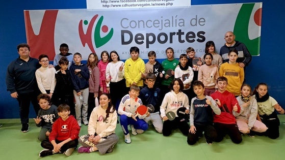 Tenis de mesa, nueva 'asignatura' para los escolares de Huétor Vega