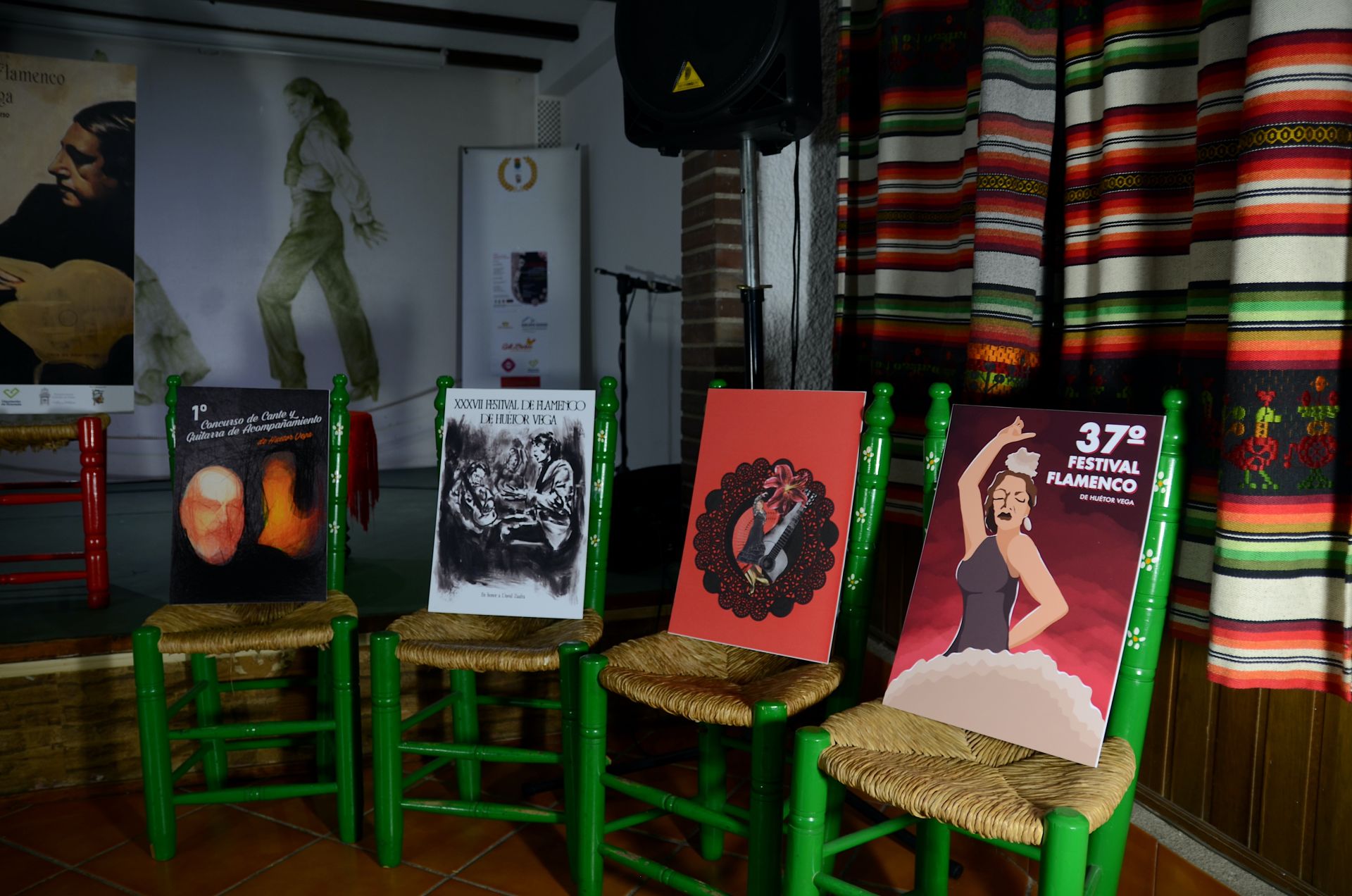 Carteles finalistas del certamen.