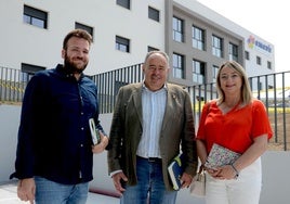 Alejandro García, Mario del Paso y Carolina Higueras.