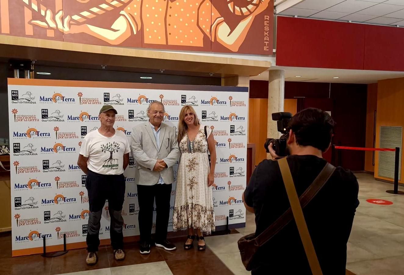 Los cofundadores de Operación Encina, en el 'photocall' de la gala.
