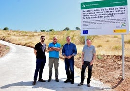 Reciente visita del delegado territorial de Sostenibilidad y Medio Ambiente en Granada.