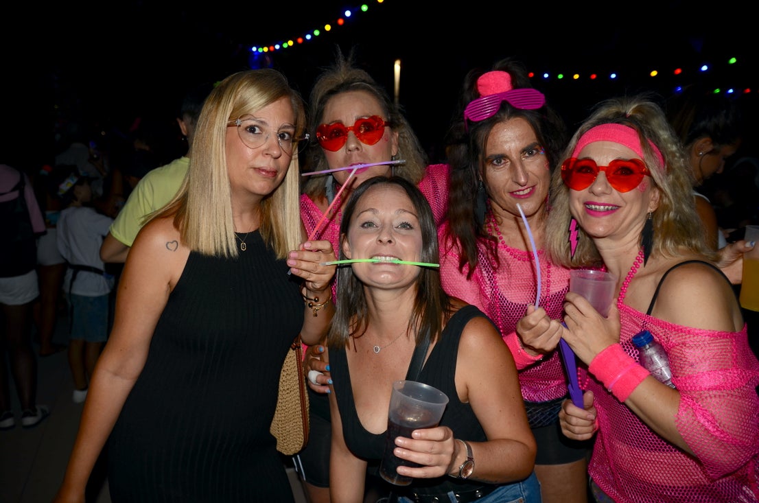 Fiesta 'ochentera' en Huétor Vega