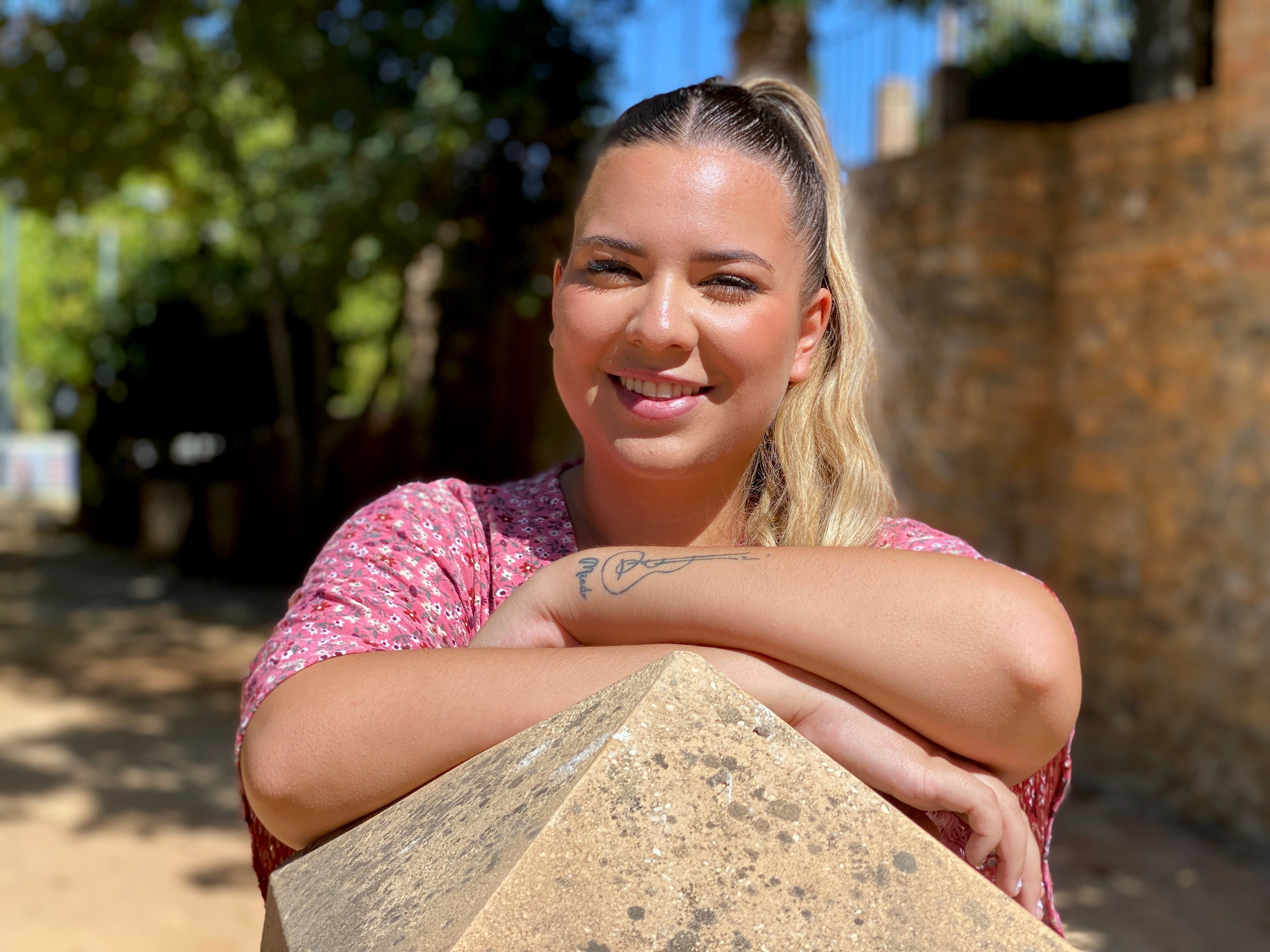 Elisa del Paso, en el Carmen de San Rafael.
