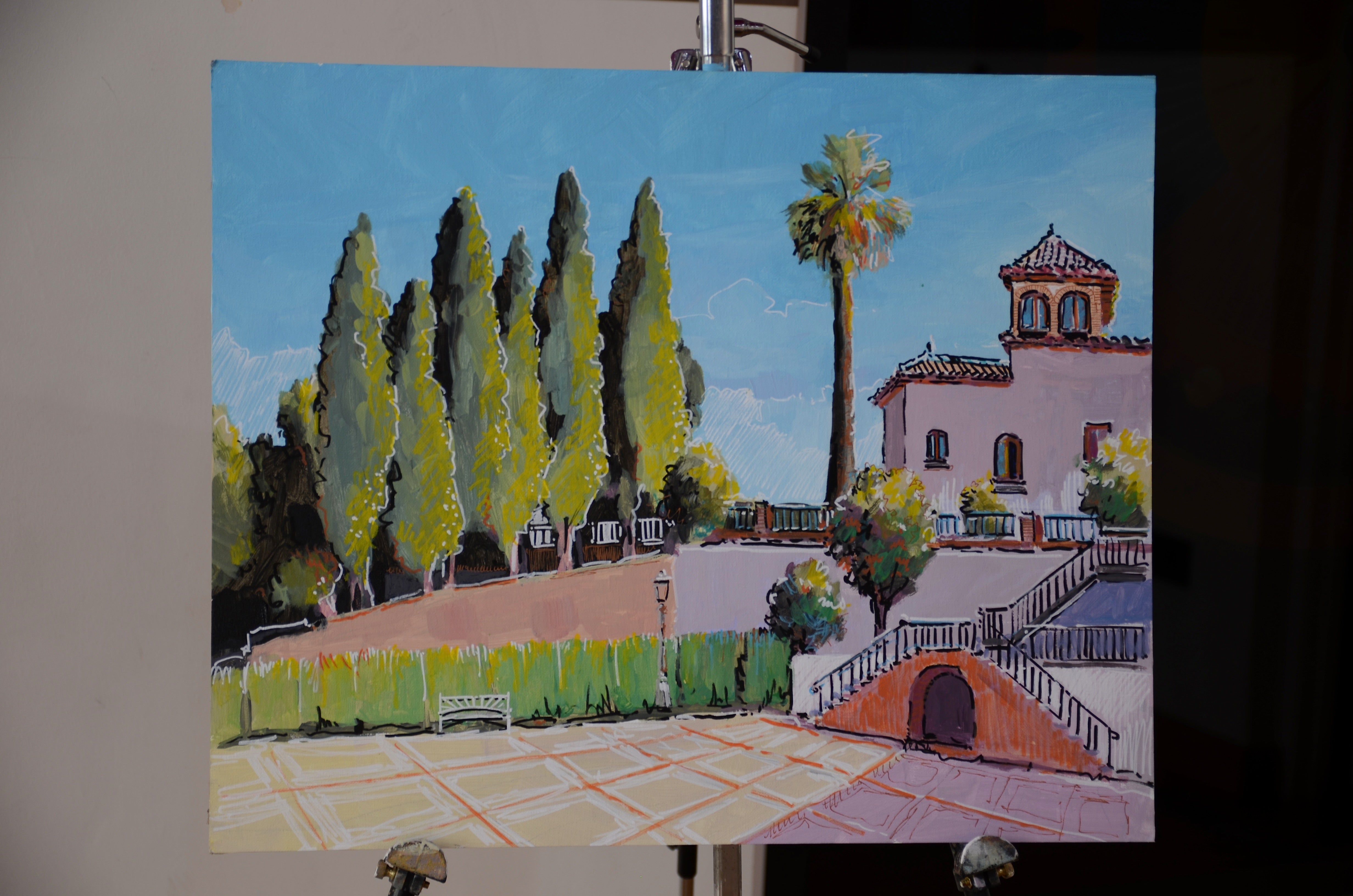 El Concurso de Pintura Rápida de Huétor Vega plasma la belleza del pueblo