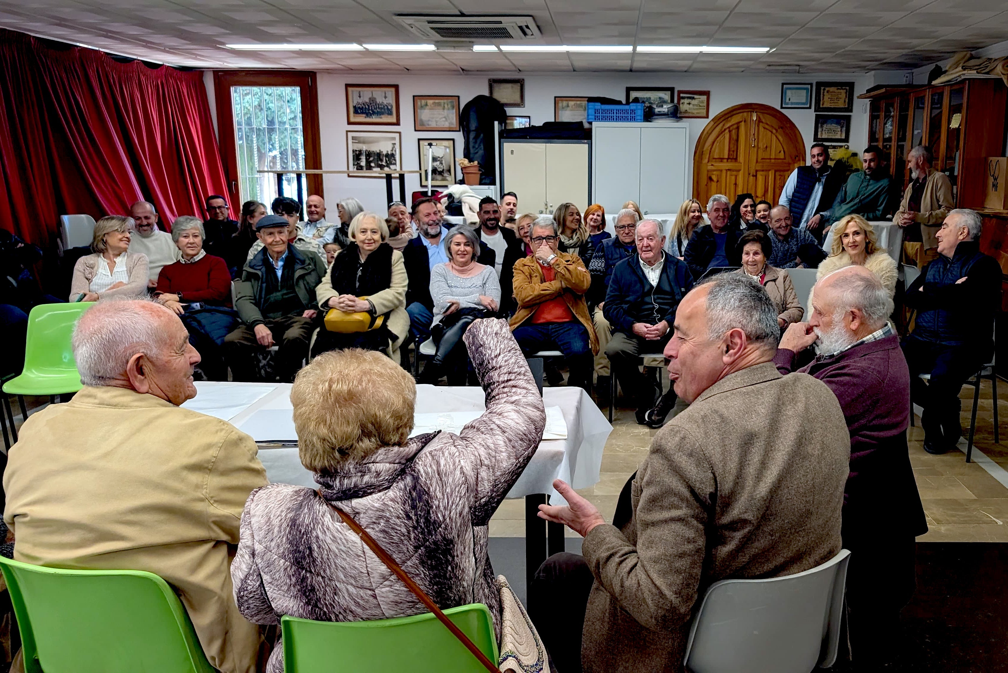 Acto de homenaje celebrado en Huerta Cercada, en Huétor Vega.