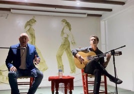 Eufemio Hidalgo y Antonio Gómez, en la primera prueba.