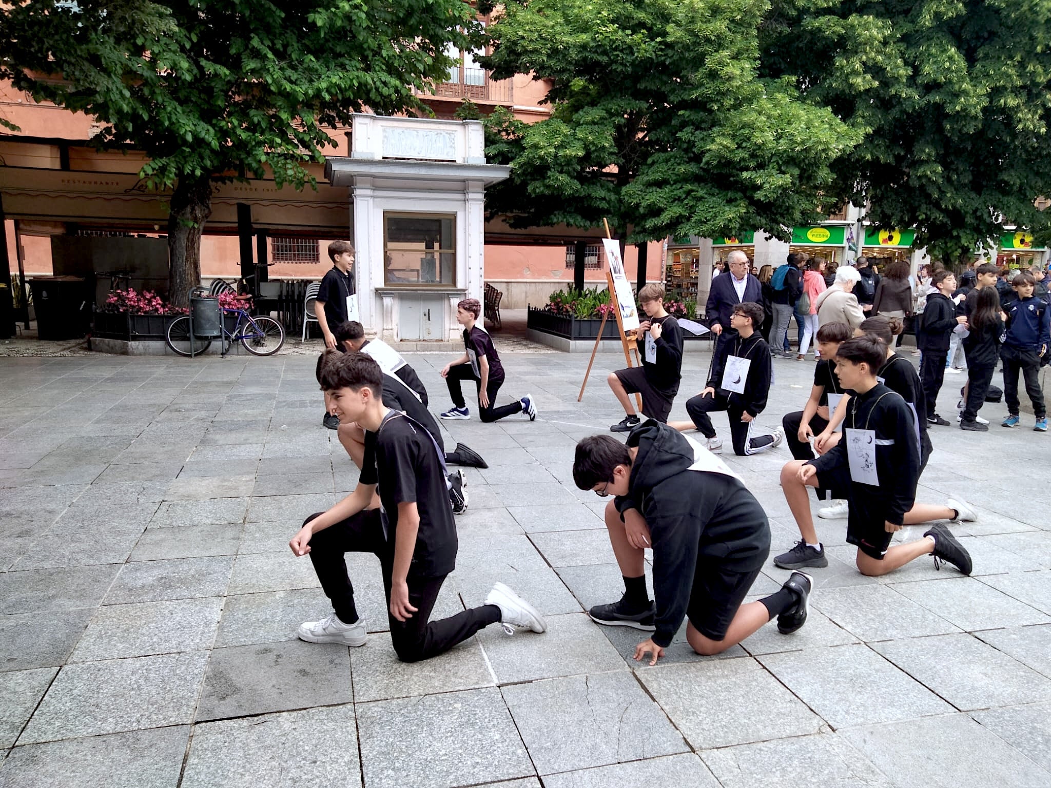 'Flashmob' en el centro de Granada.