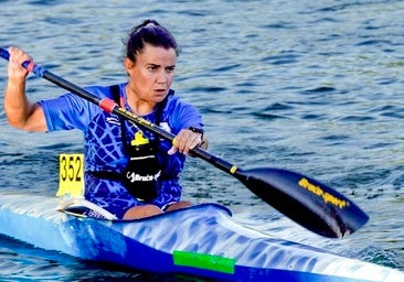 Gloria Jiménez, en la competición nacional en Zamora.