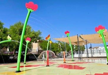 ‘Splash park’ de la Plaza Abdal Malik, en Huétor Vega.