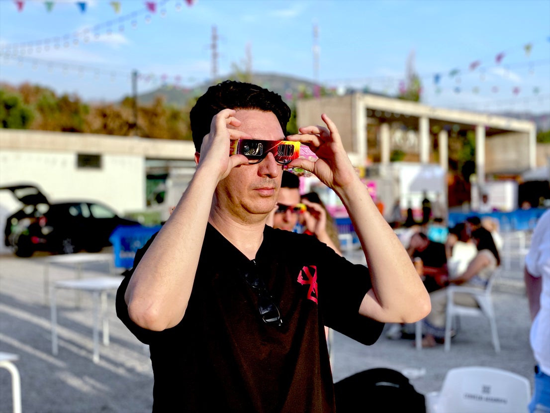 Huétor Vega fue un lugar privilegiado para ver el eclipse