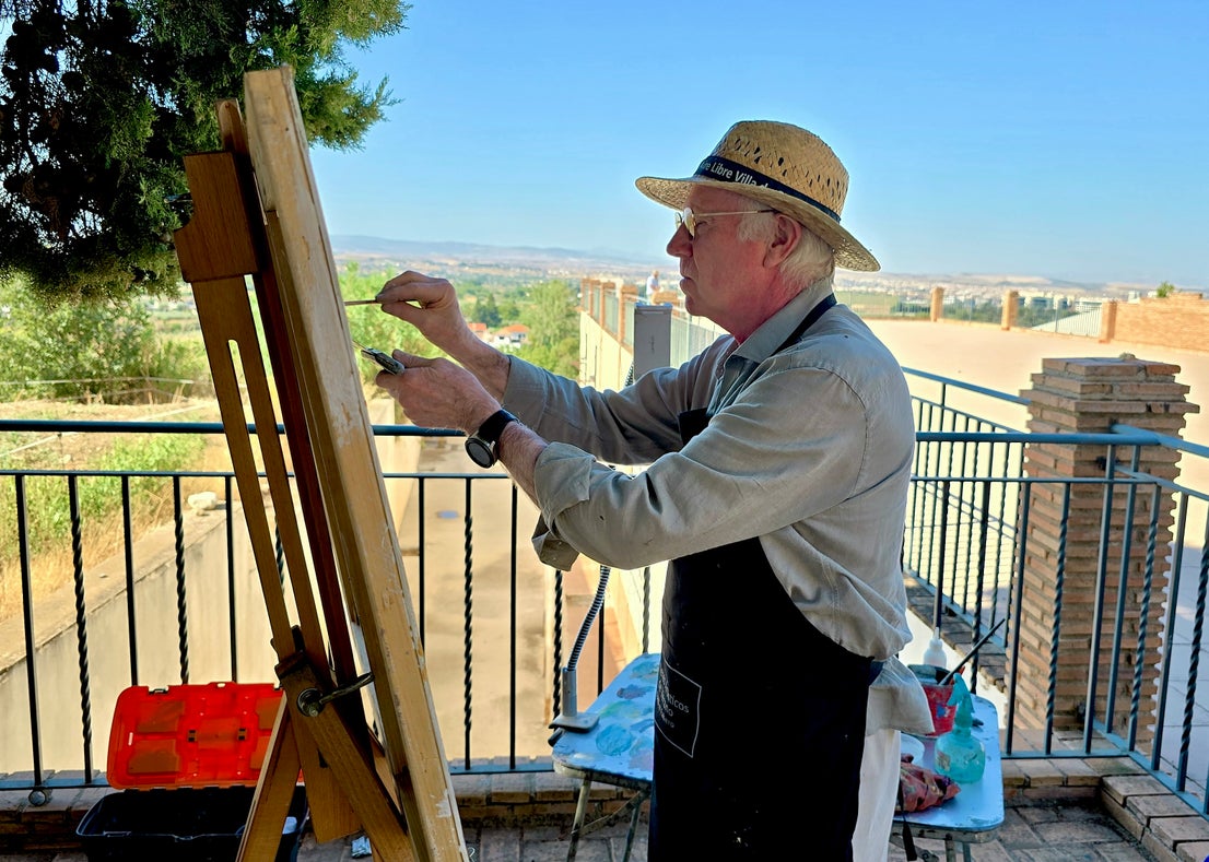 El Concurso de Pintura Rápida de Huétor Vega sublima la belleza del pueblo