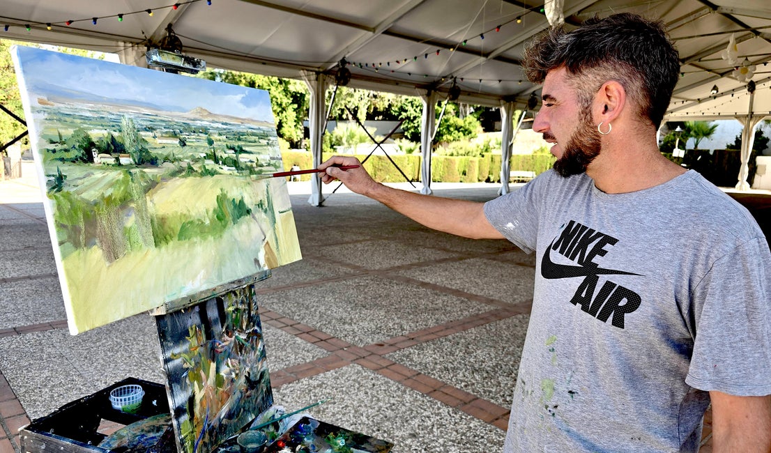 El Concurso de Pintura Rápida de Huétor Vega sublima la belleza del pueblo