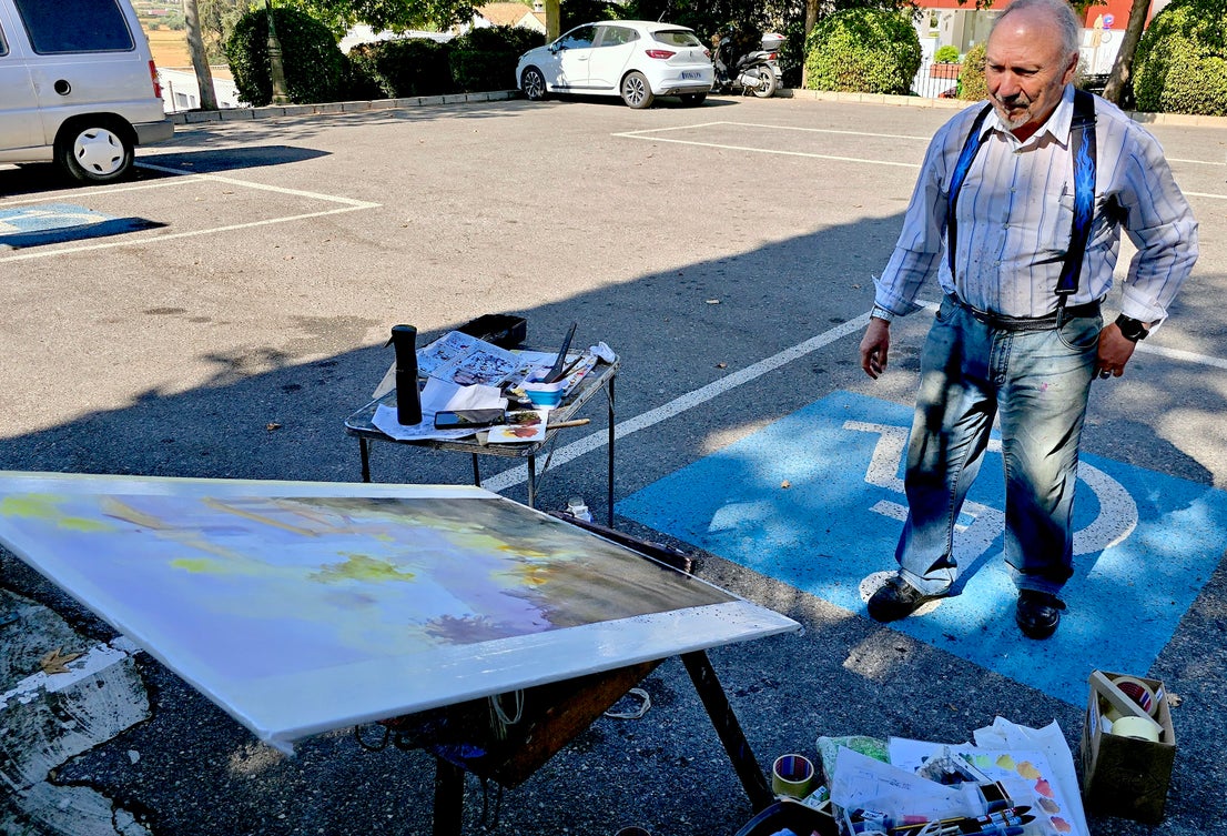 El Concurso de Pintura Rápida de Huétor Vega sublima la belleza del pueblo