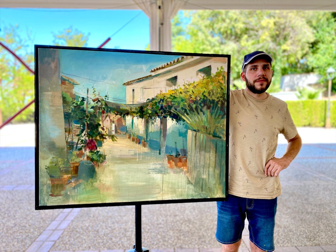 El Concurso de Pintura Rápida de Huétor Vega sublima la belleza del pueblo