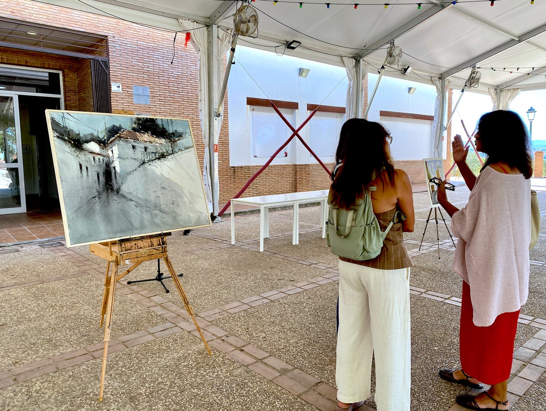 El Concurso de Pintura Rápida de Huétor Vega sublima la belleza del pueblo