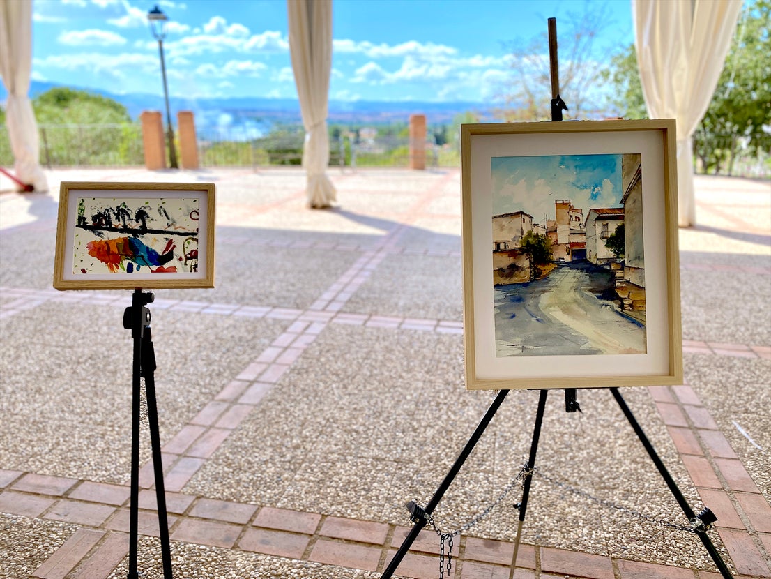El Concurso de Pintura Rápida de Huétor Vega sublima la belleza del pueblo
