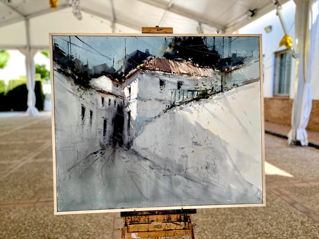El Concurso de Pintura Rápida de Huétor Vega sublima la belleza del pueblo