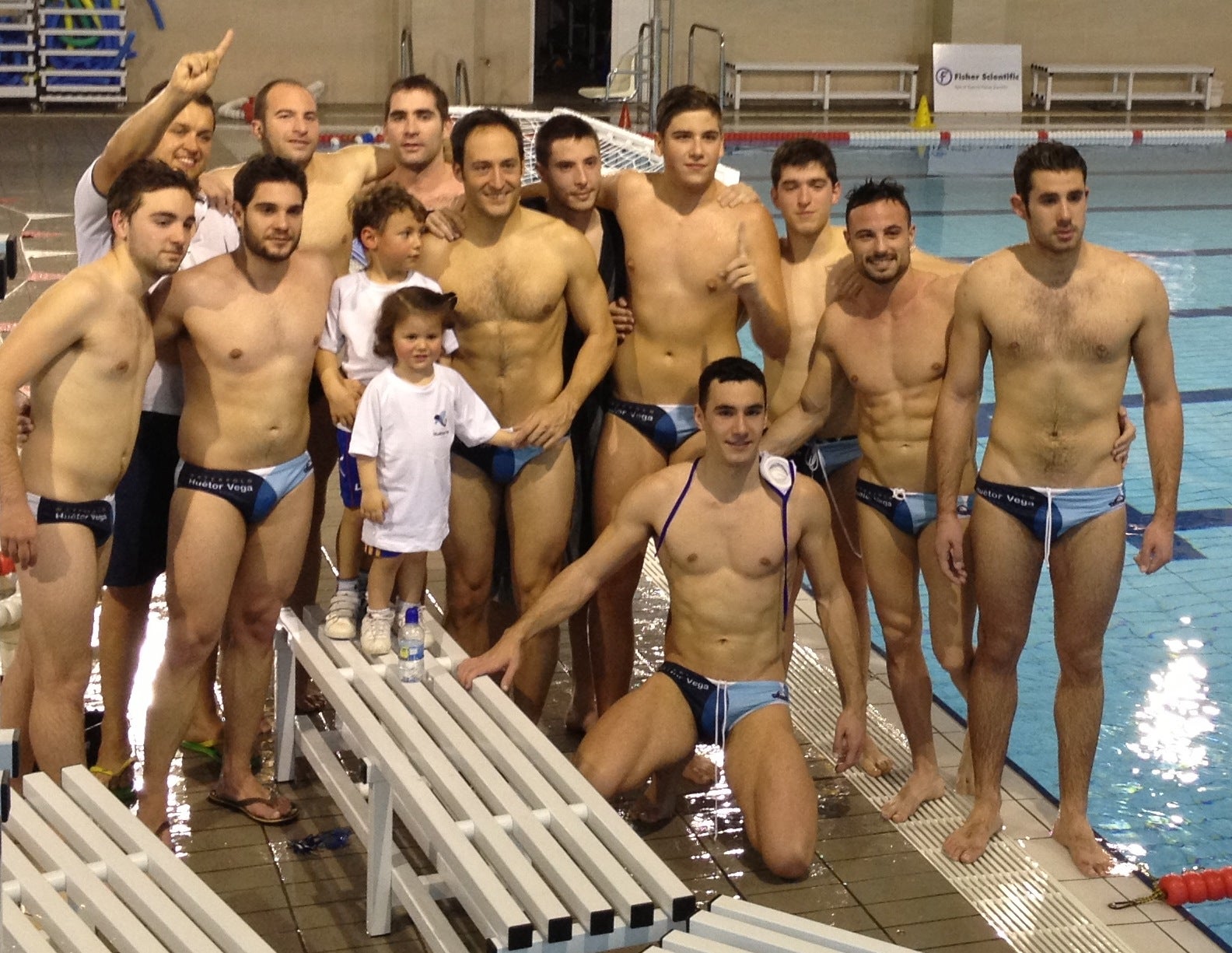 El equipo de waterpolo, con un pie en Primera División