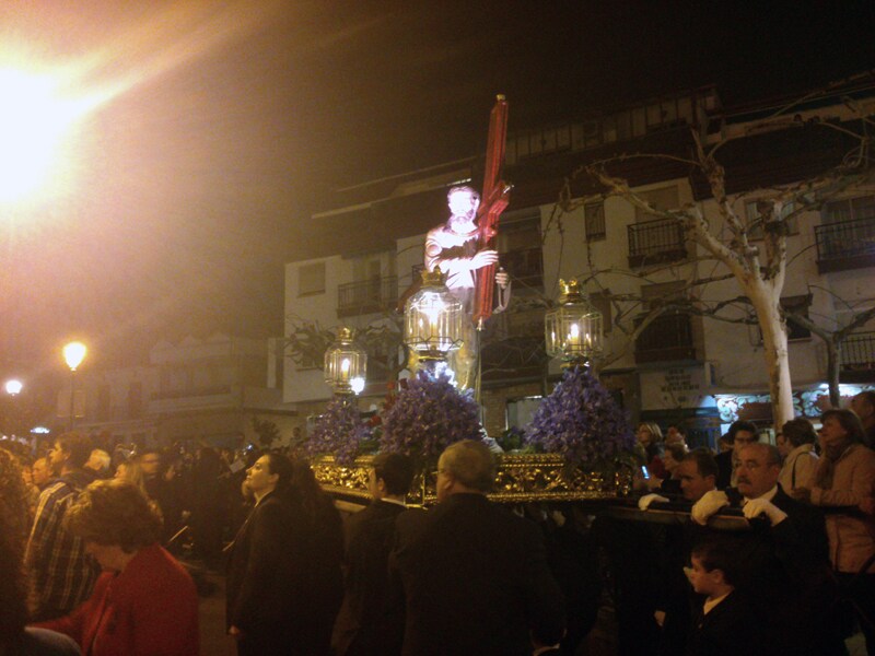 Las imágenes de Semana Santa en Huétor Vega pudieron salir sin problema