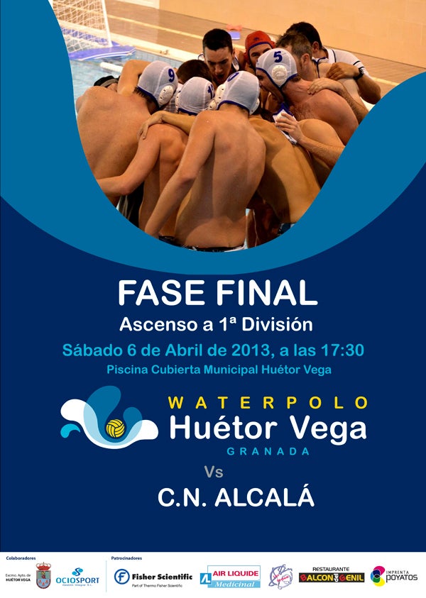 Mañana el equipo de waterpolo podría ascender a Primera División