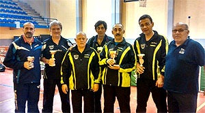 Tenis de mesa: histórica victoria de los veteranos