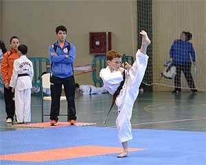 Huétor Vega alberga la versión infantil del Campeonato de Andalucía de Taekwondo