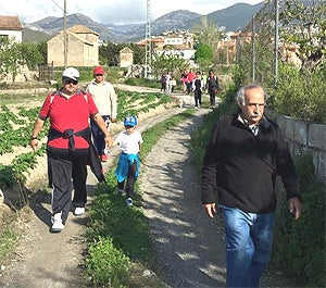 'Andar x andar', un paseo en familia por los parajes de la Mancomunidad