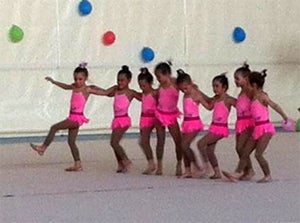 Ginmasia rítmica: la final del Circuito Mancomunidad Río Monachil, en La Libertad