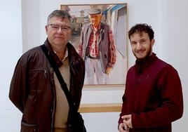 Manuel Beltrán y Pablo Laguna, en el Centro Carmen Jiménez de La Zubia.