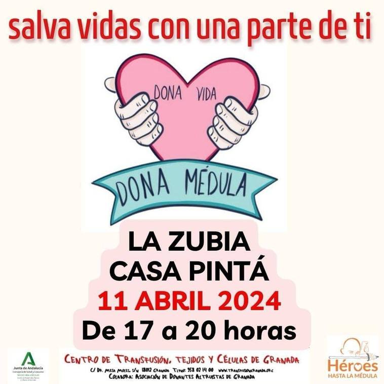 La Zubia organiza una jornada de donación de médula para ayudar a una vecina