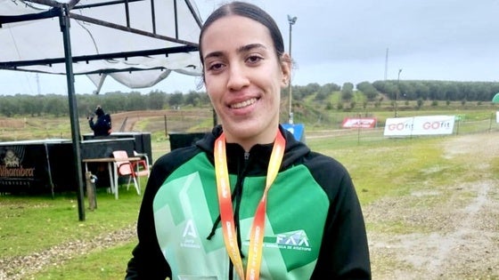 Orgullo en La Zubia: Alicia Sánchez Espínola, subcampeona de España de campo a través