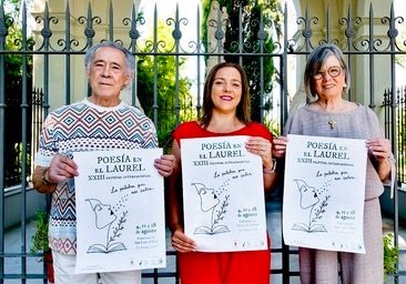 Presentación del cartel del Festival Internacional Poesía en el Laurel, en La Zubia.