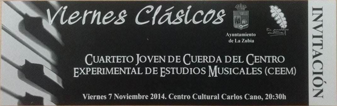 Concierto del Cuarteto del Centro Experimental de Estudios Musicales de Málaga