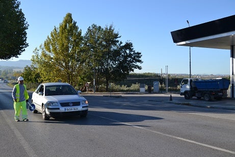 La carretera, cortada de lunes sábado de ocho a 7 de la tarde