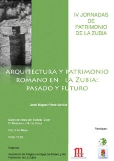 Amigos del Museo celebra las IV Jornadas dedicadas al patrimonio romano de La Zubia
