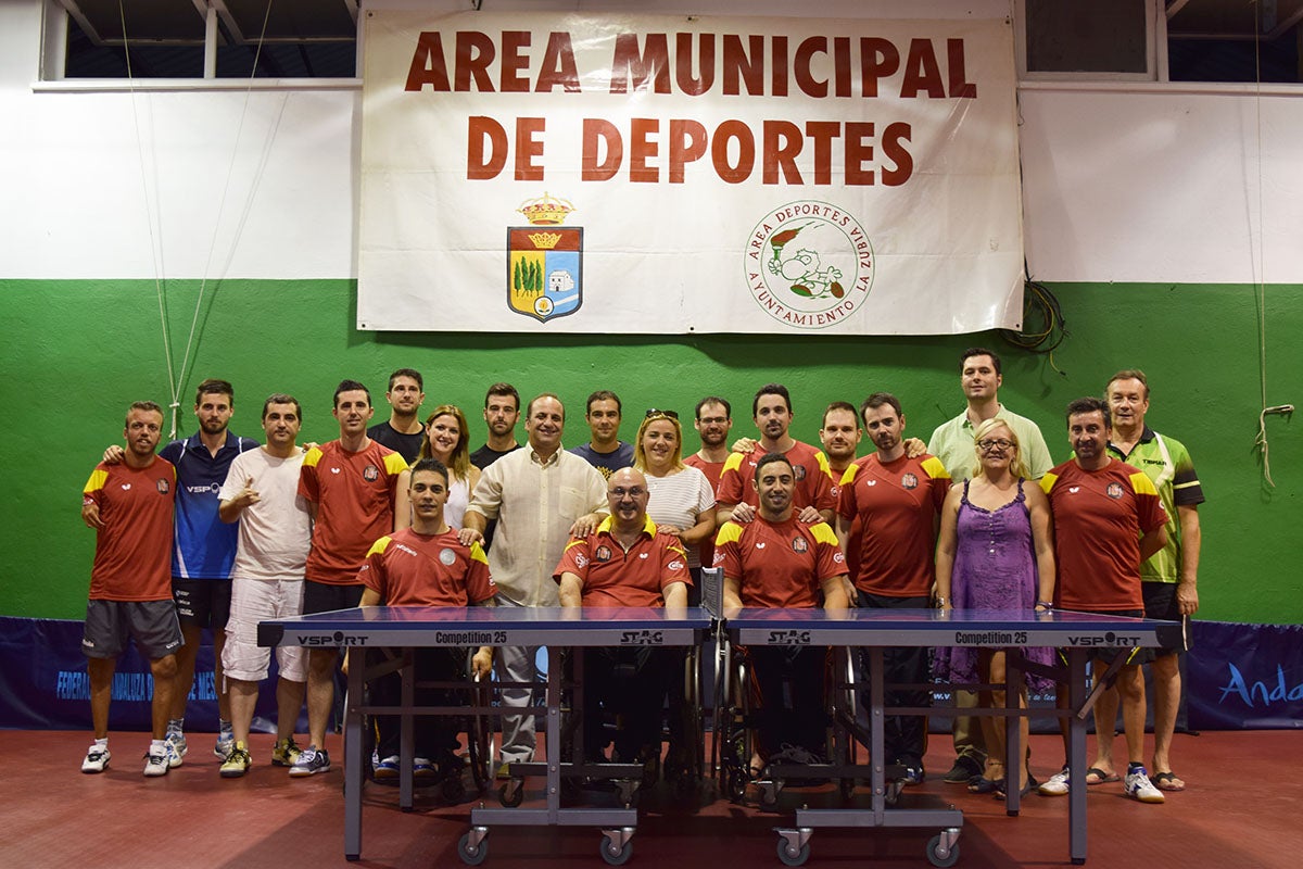 La Selección Española Paralímpica de Tenis de Mesa se concentra en La Zubia
