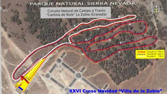 El XXVI Cross de Navidad Villa de La Zubia arranca con cerca de un millar de corredores