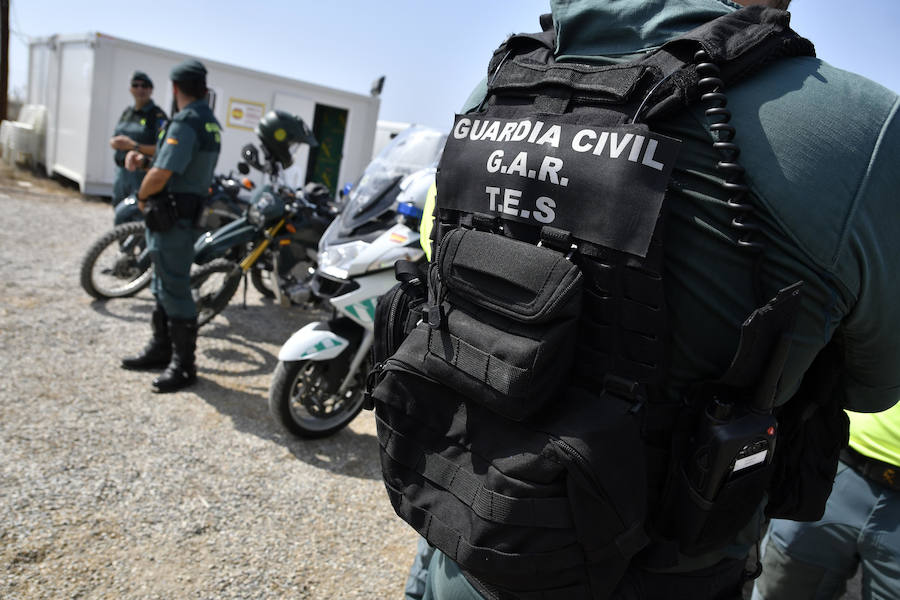 La Guardia Civil muestra el dispositivo de seguridad que se desplegará durante el Festival Dreambeach Villaricos