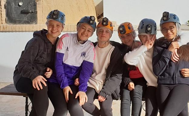 Los jóvenes visitaron los Karts en Yesos de Sorbas.