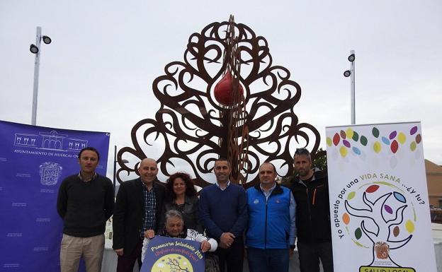 Las actividades fueron presentadas en la mañana de ayer junto al monumento al Donante. 