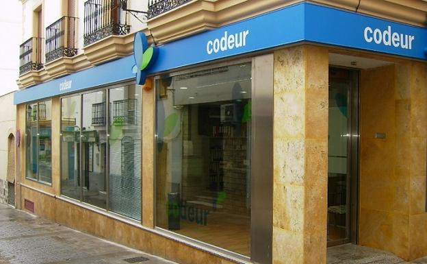 Oficina de la empresa mixta municipal Codeur en la calle Mayor de Vera.